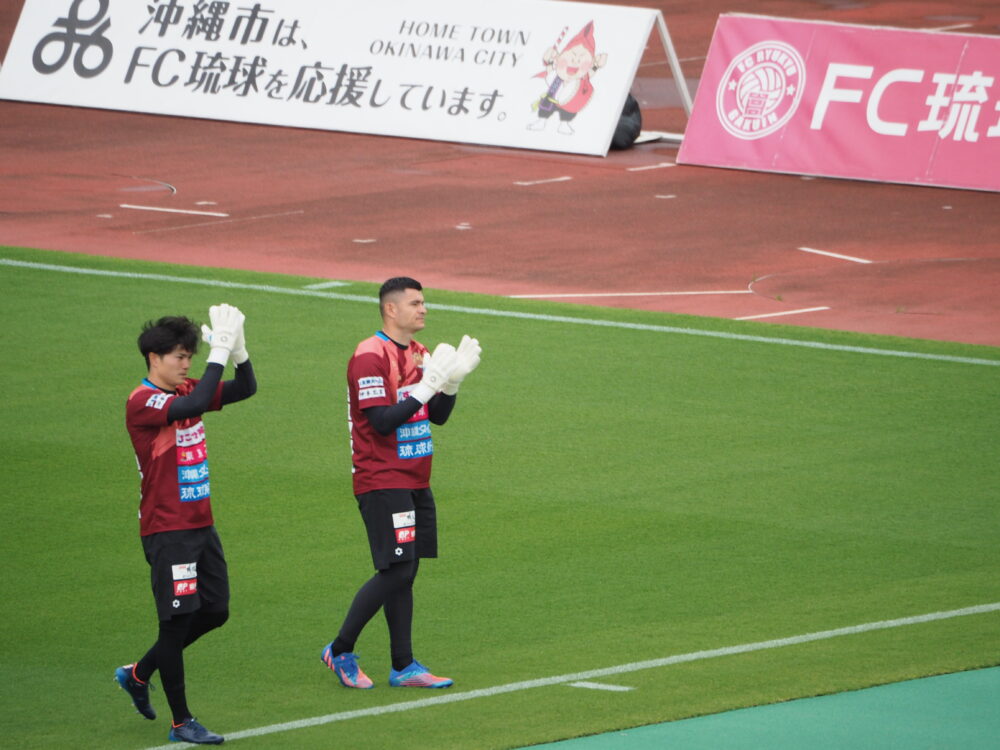 田口潤人　ダニー カルバハル　FC琉球 vs 福島ユナイテッドFC