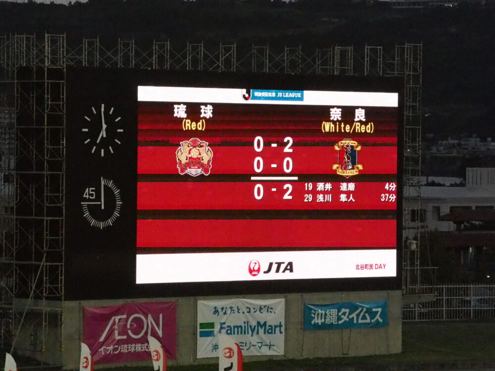 FC琉球 vs 奈良クラブ