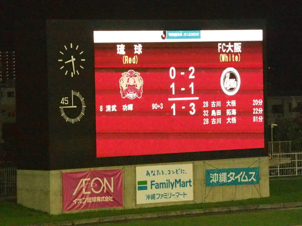 FC琉球 vs FC大阪